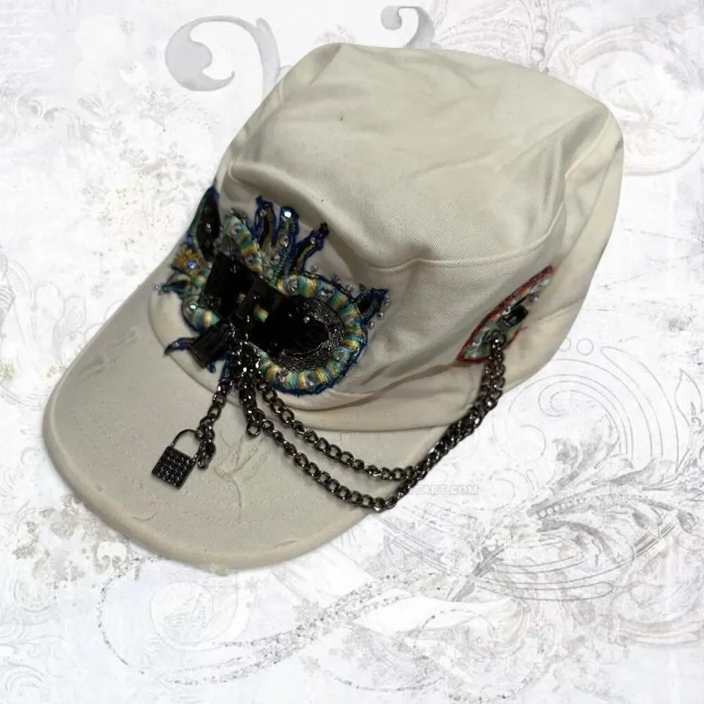 Unbranded Women's White and Cream Hat